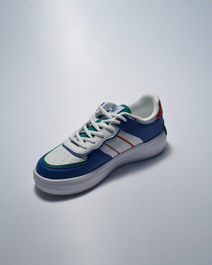 LUMBERJACK FREYAS16 SNEAKERS BIANCA-BLU