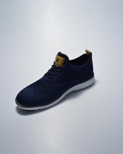 LUMBERJACK ALEXANDERC27 SNEAKERS IN TELA BLU