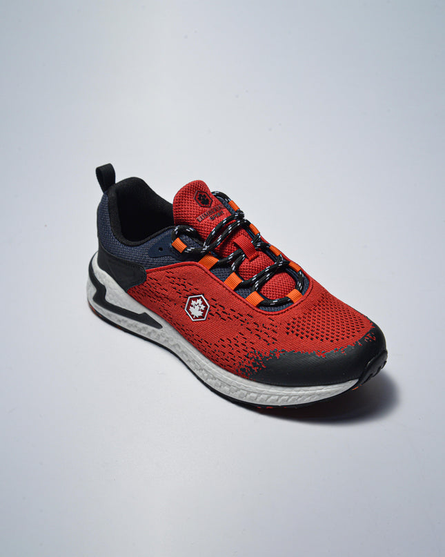LUMBERJACK LINEC27 SNEAKERS IN TELA ROSSA