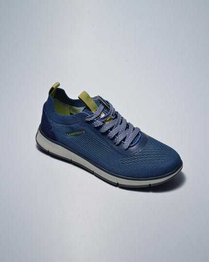 LUMBERJACK FREEBOUNDC27 SNEAKERS IN TELA BLU-LIME