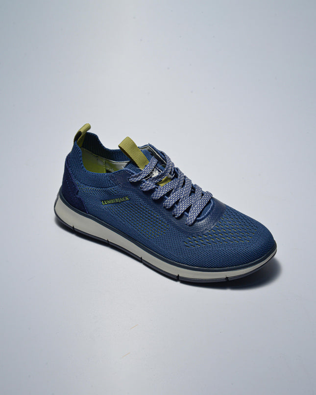 LUMBERJACK FREEBOUNDC27 SNEAKERS IN TELA BLU-LIME