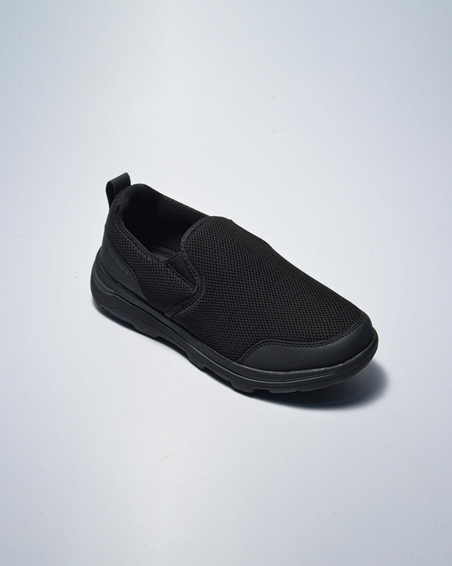 LUMBERJACK PADRENN47 SNEAKERS SLIP-ON IN TELA NERA