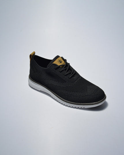 LUMBERJACK ALEXANDERC27 SNEAKERS IN TELA NERA