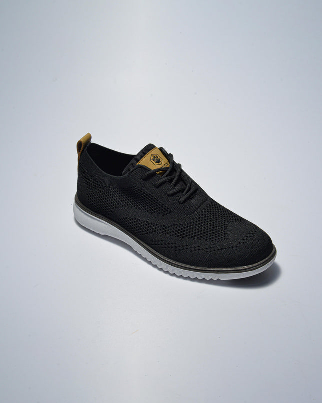 LUMBERJACK ALEXANDERC27 SNEAKERS IN TELA NERA