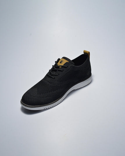 LUMBERJACK ALEXANDERC27 SNEAKERS IN TELA NERA