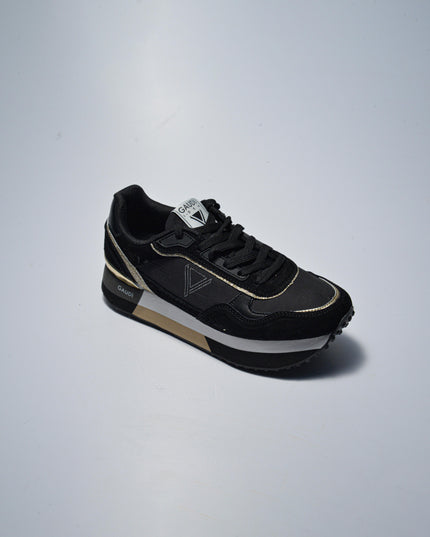 GAUDI 4210 SNEAKERS NERA-ORO