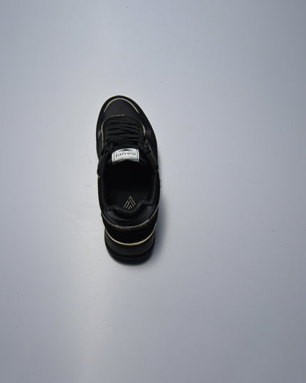 GAUDI 4210 SNEAKERS NERA-ORO