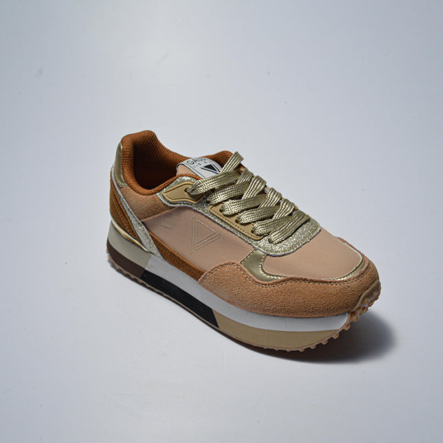 GAUDI 4211 SNEAKERS BEIGE-MARRONE
