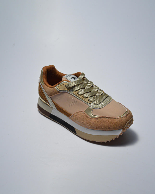 GAUDI 4211 SNEAKERS BEIGE-MARRONE