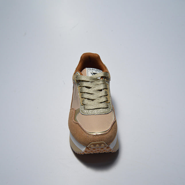 GAUDI 4211 SNEAKERS BEIGE-MARRONE