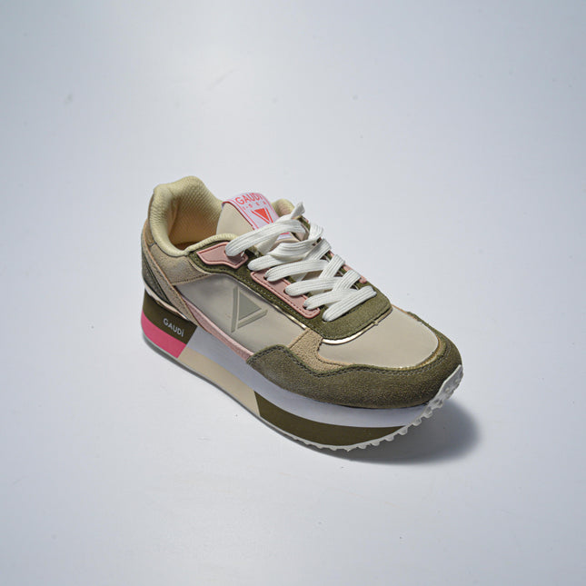 GAUDI 4360 SNEAKERS VERDE MILITARE-BEIGE