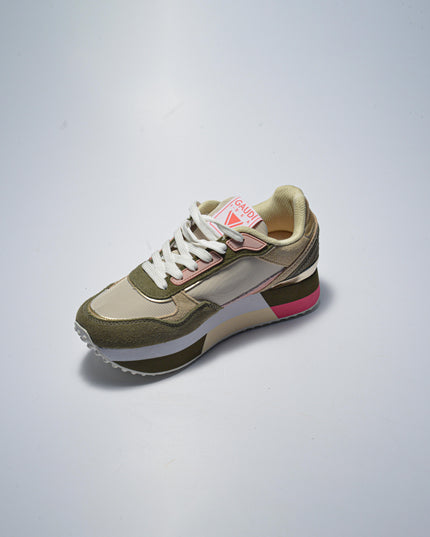 GAUDI 4360 SNEAKERS VERDE MILITARE-BEIGE