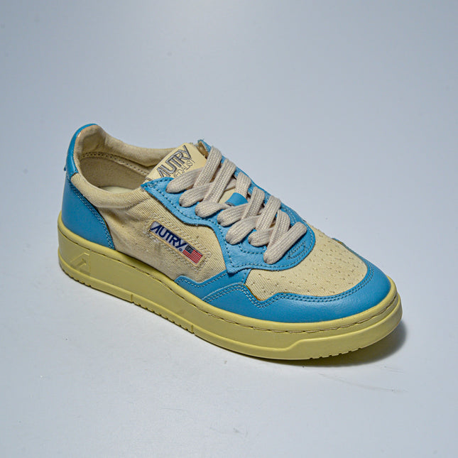 AUTRY LC03 C.C SNEAKERS BIANCA-CELESTE