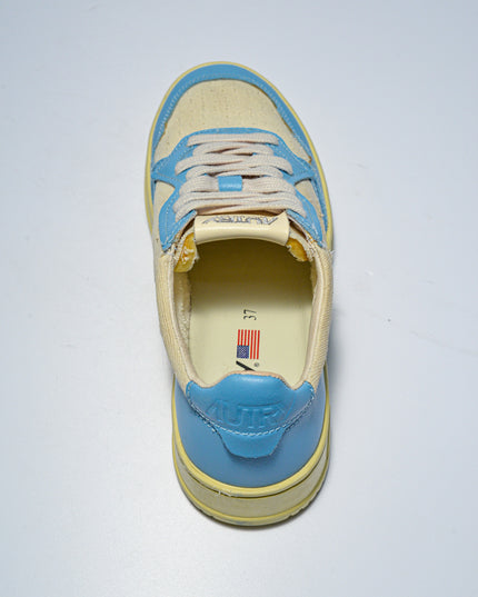 AUTRY LC03 C.C SNEAKERS BIANCA-CELESTE