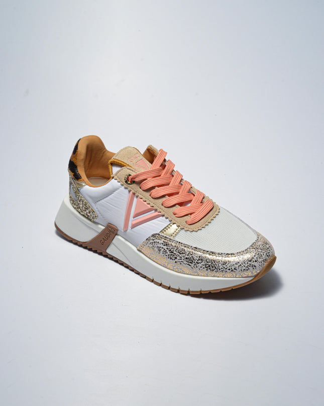 GAUDI 4381 SNEAKERS BEIGE-BIANCA