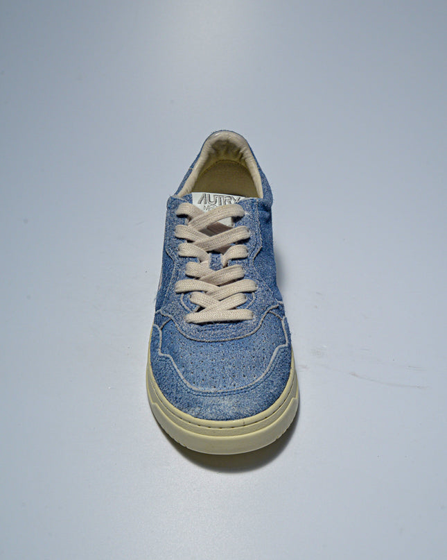 AUTRY S407 C.C SNEAKERS SCAMOSCIATA CELESTE