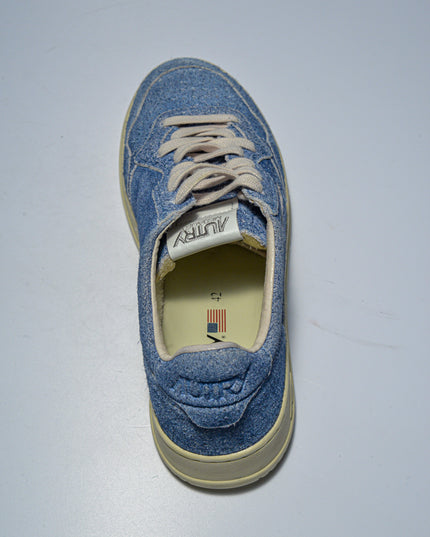 AUTRY S407 C.C SNEAKERS SCAMOSCIATA CELESTE