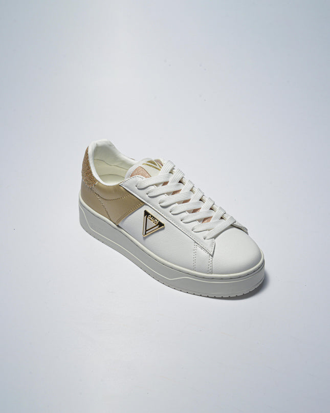 GAUDI 4321 SNEAKERS BIANCA-ORO
