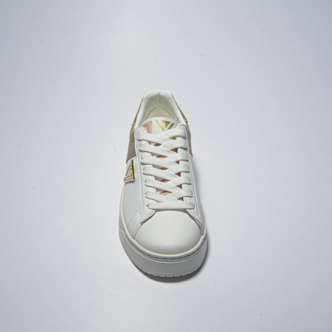 GAUDI 4321 SNEAKERS BIANCA-ORO
