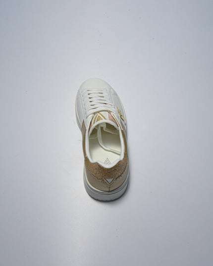 GAUDI 4321 SNEAKERS BIANCA-ORO