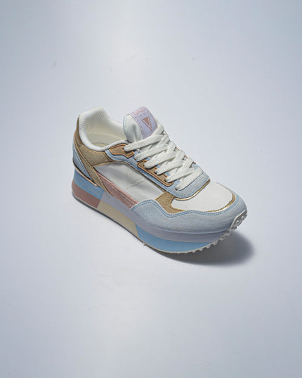 GAUDI C.C 4360 SNEAKERS CELESTE E MARRONE