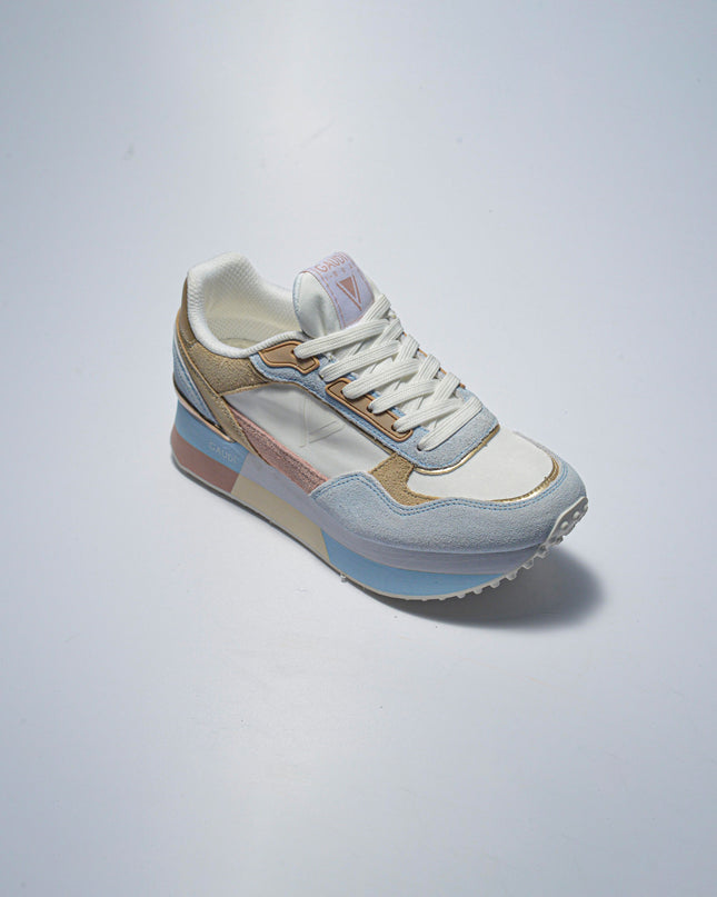 GAUDI C.C 4360 SNEAKERS CELESTE E MARRONE