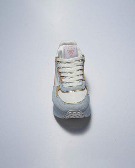 GAUDI C.C 4360 SNEAKERS CELESTE E MARRONE