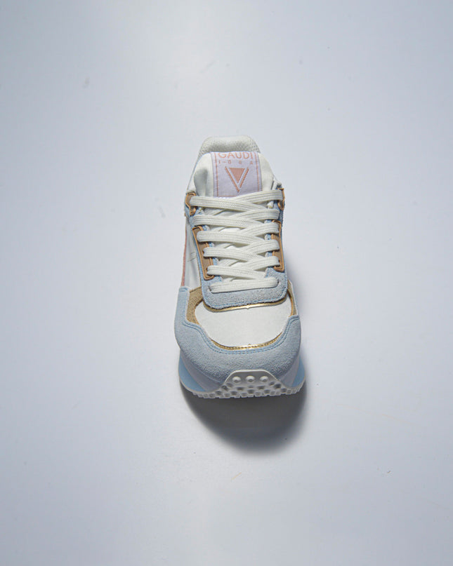 GAUDI C.C 4360 SNEAKERS CELESTE E MARRONE
