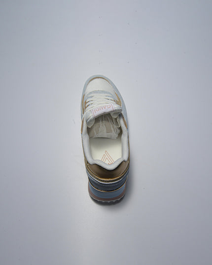 GAUDI C.C 4360 SNEAKERS CELESTE E MARRONE