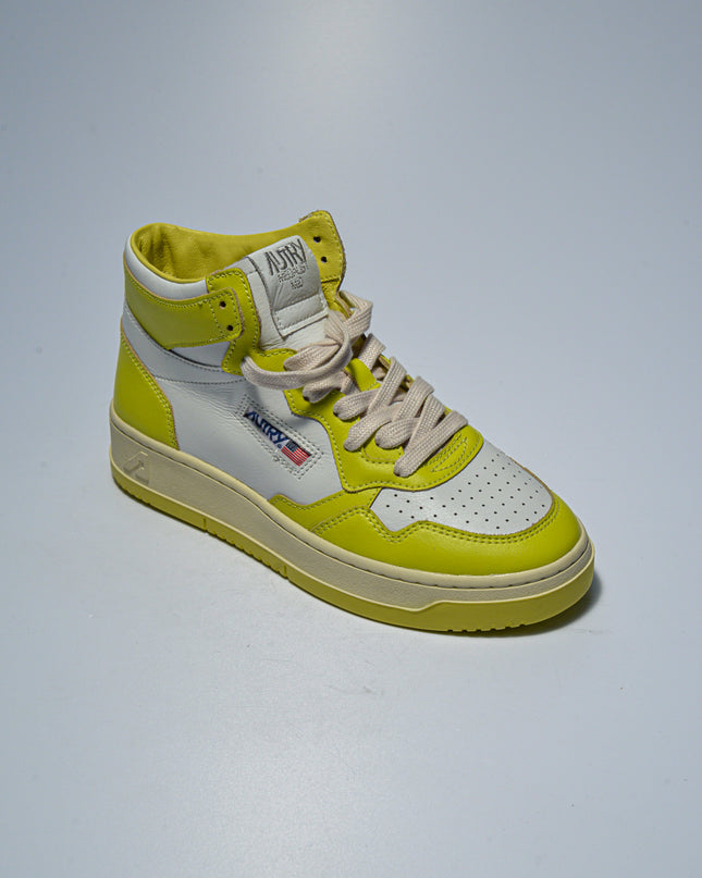 AUTRY WB27 C.C SNEAKERS BIANCA-GIALLA