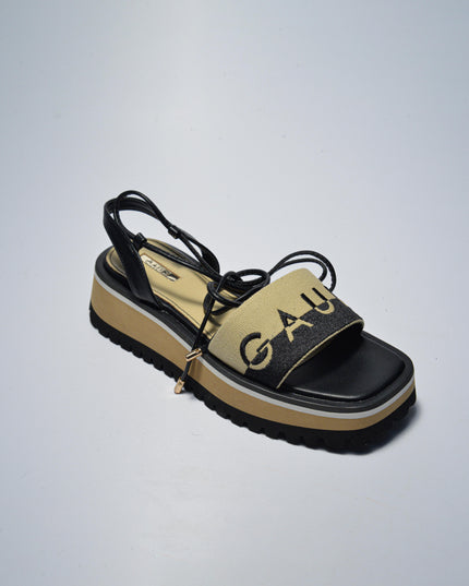 GAUDI 3783 SANDALO NERO-MARRONE