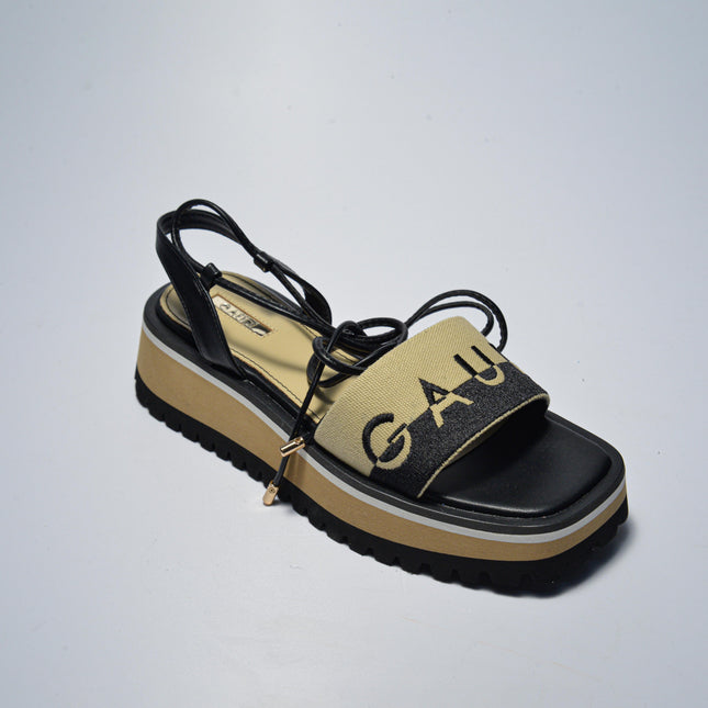 GAUDI 3783 SANDALO NERO-MARRONE