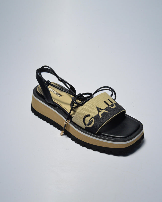 GAUDI 3783 SANDALO NERO-MARRONE