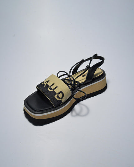 GAUDI 3783 SANDALO NERO-MARRONE