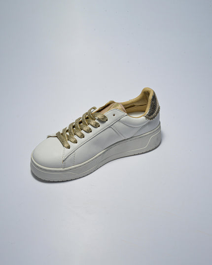 GAUDI 4710 SNEAKERS BIANCA-ORO