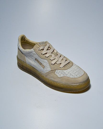AUTRY ON02  C.C SNEAKERS BIANCA-BEIGE