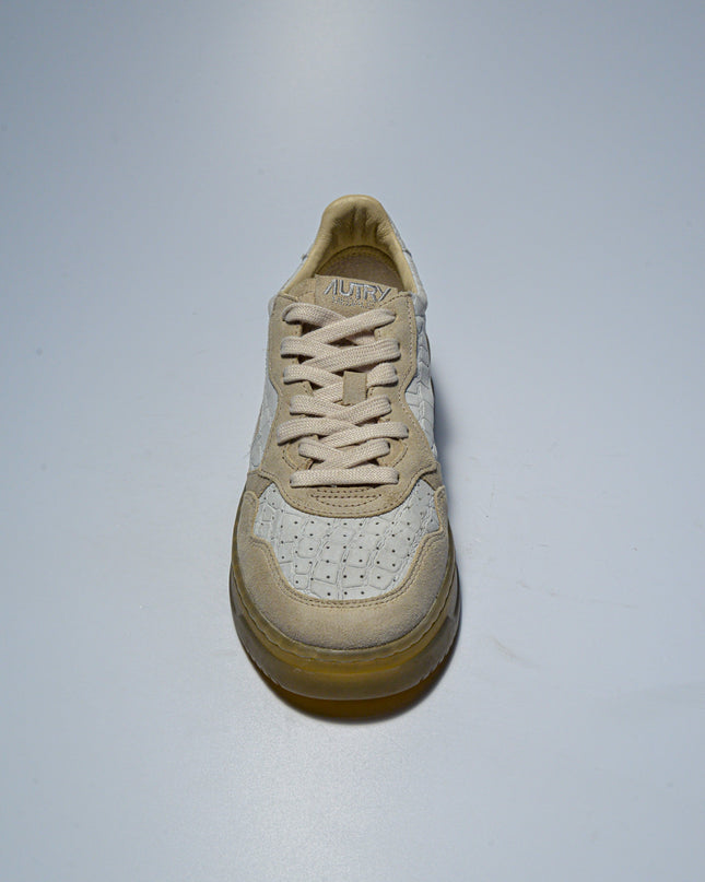 AUTRY ON02  C.C SNEAKERS BIANCA-BEIGE
