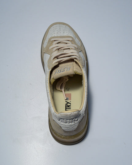 AUTRY ON02  C.C SNEAKERS BIANCA-BEIGE