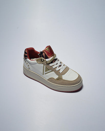 GAUDI 4711 SNEAKERS BIANCA-BEIGE