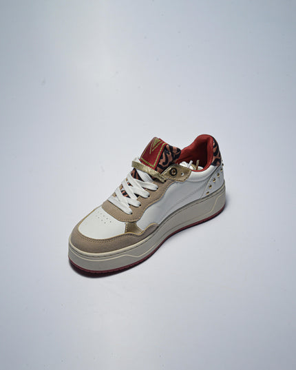 GAUDI 4711 SNEAKERS BIANCA-BEIGE