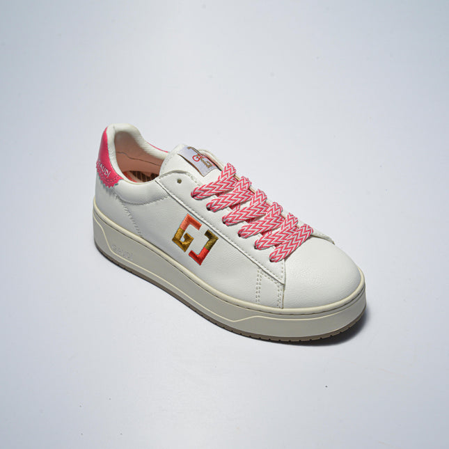 GAUDI C.C 4320 SNEAKERS BIANCA-ROSA