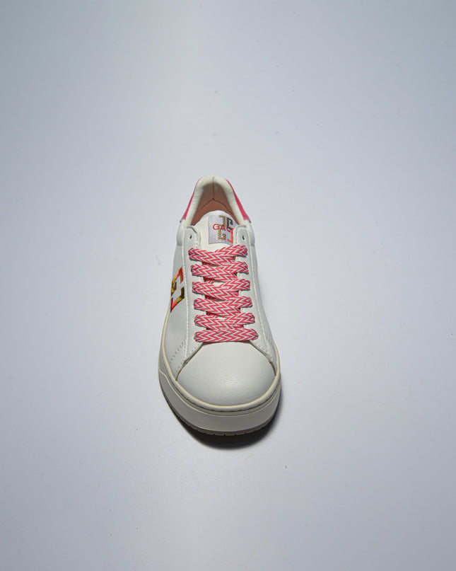 GAUDI C.C 4320 SNEAKERS BIANCA-ROSA