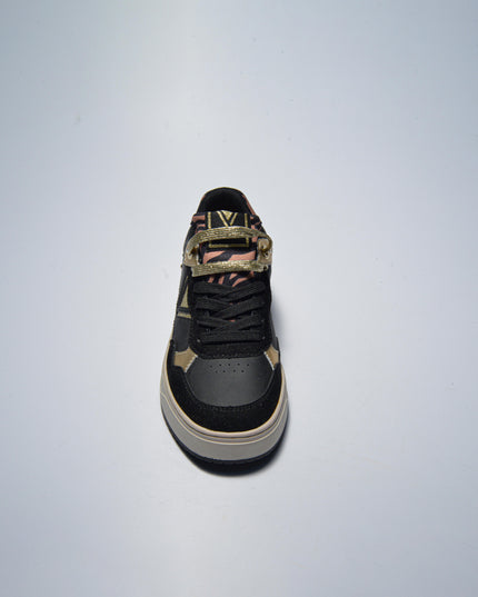 GAUDI 4711 SNEAKERS NERA-ORO