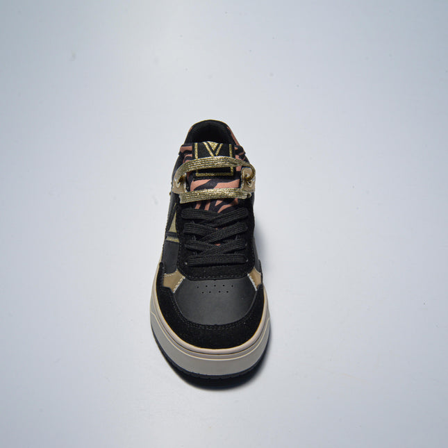 GAUDI 4711 SNEAKERS NERA-ORO