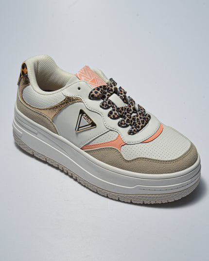 GAUDI 4341 SNEAKERS BIANCA-BEIGE