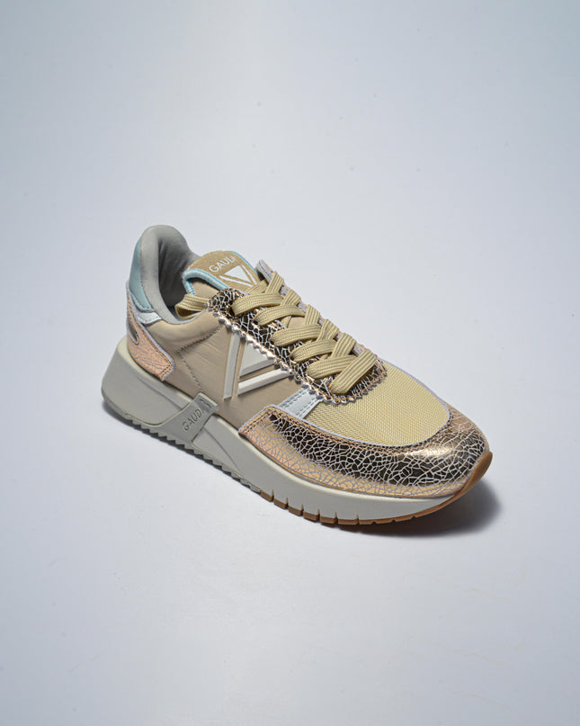 GAUDI 4380 SNEAKERS ORO -BEIGE