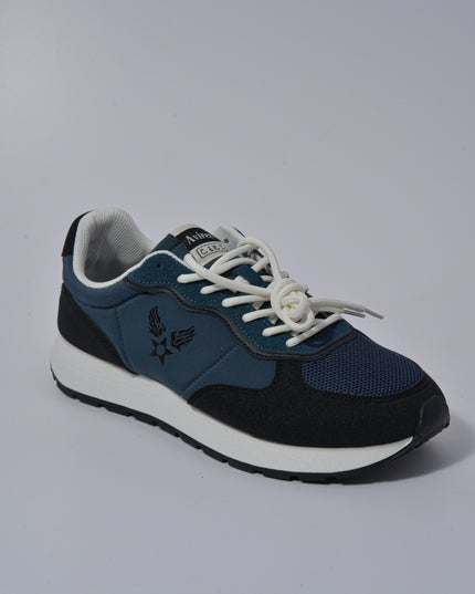 AVIREX N001 SNEAKERS BLU-NERA