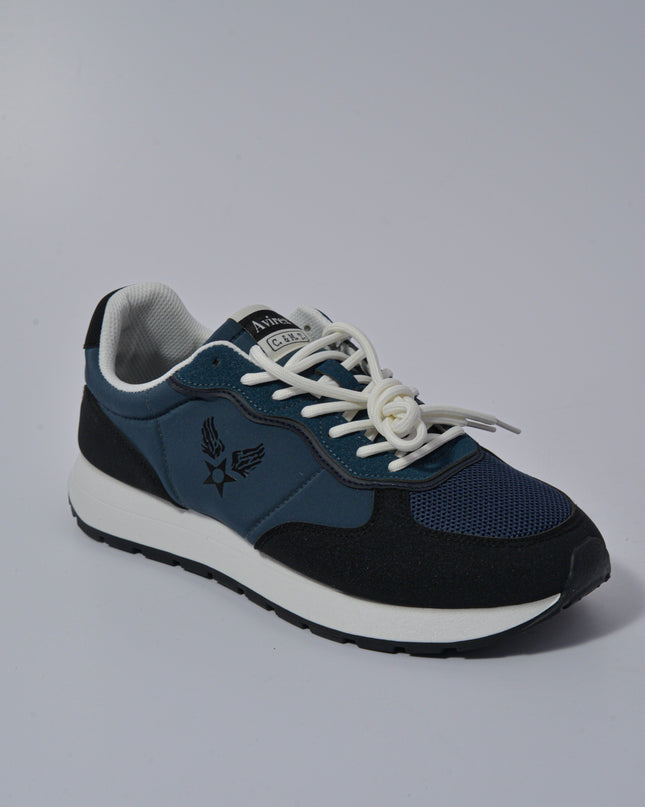 AVIREX N001 SNEAKERS BLU-NERA