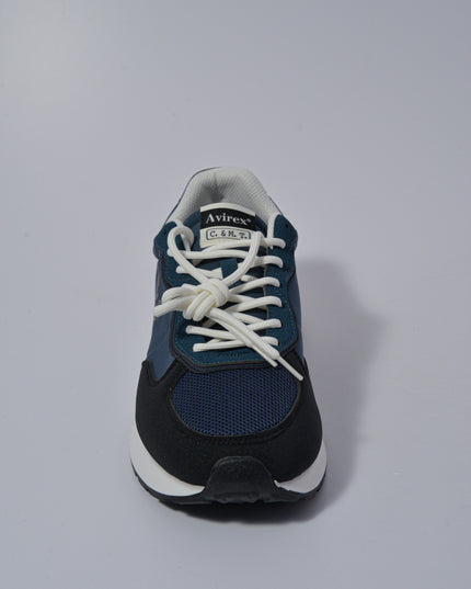 AVIREX N001 SNEAKERS BLU-NERA