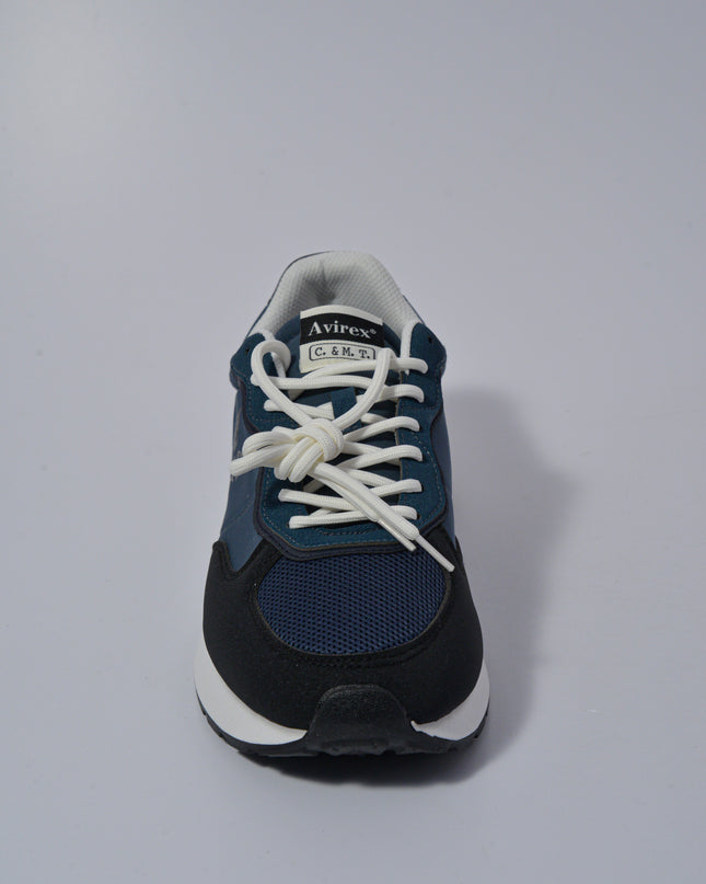 AVIREX N001 SNEAKERS BLU-NERA